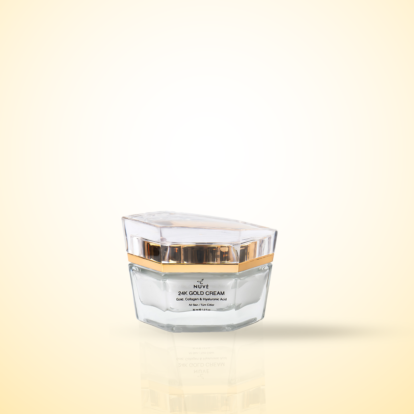 The Nuvè 24K Gold Collagen Night Cream - كريم ذا نوفه الليلي 24 قيراط ذهب وكولاجين