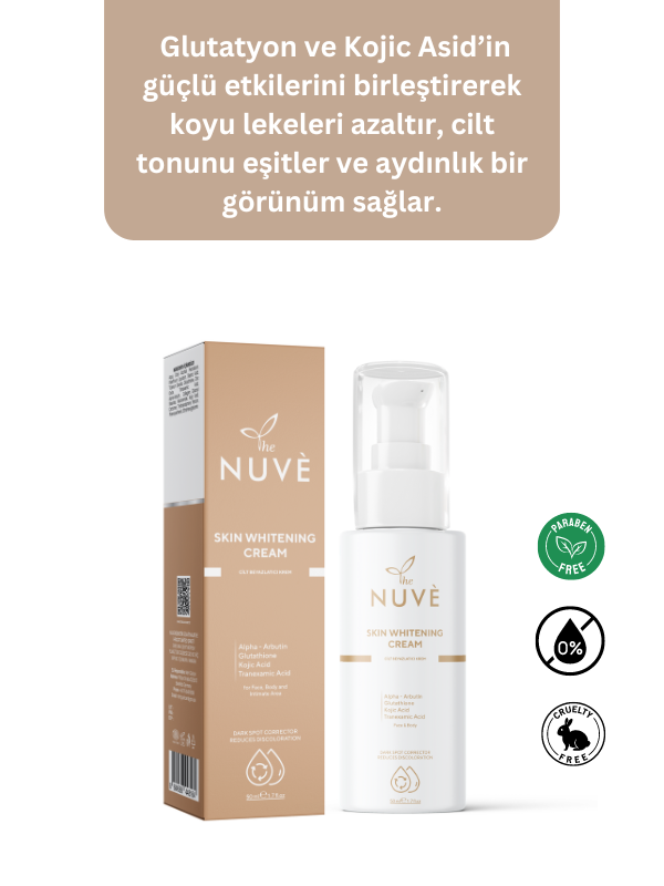 The Nuvè Skin Whitening Cream - كريم ذا نوفه لتفتيح البشرة