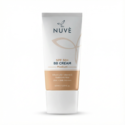 The Nuvè SPF 50+ BB Cream Medium - كريم BB ذا نوفه درجة ميديوم SPF 50+