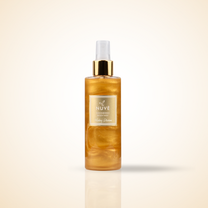 The Nuvè Shimmering Body Mist - بخاخ جسم ذا نوفه اللامع برائحة الفواكه