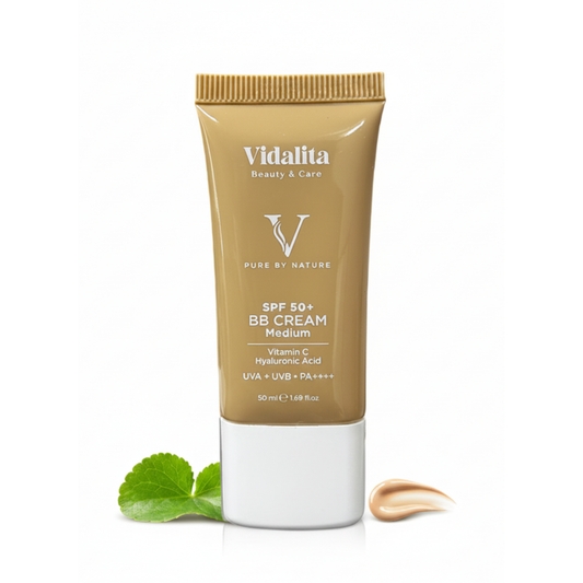 Vidalita SPF 50+ BB Cream Medium - كريم BB فيداليتا بدرجة ميديوم SPF 50+