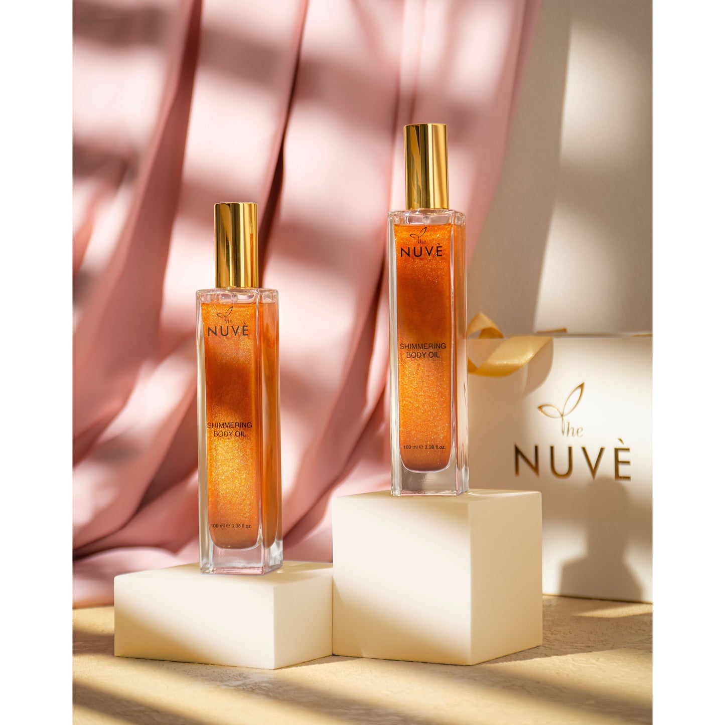 The Nuvè Shimmering Body Oil for Hair & Body - زيت ذا نوفه اللامع للشعر والجسم