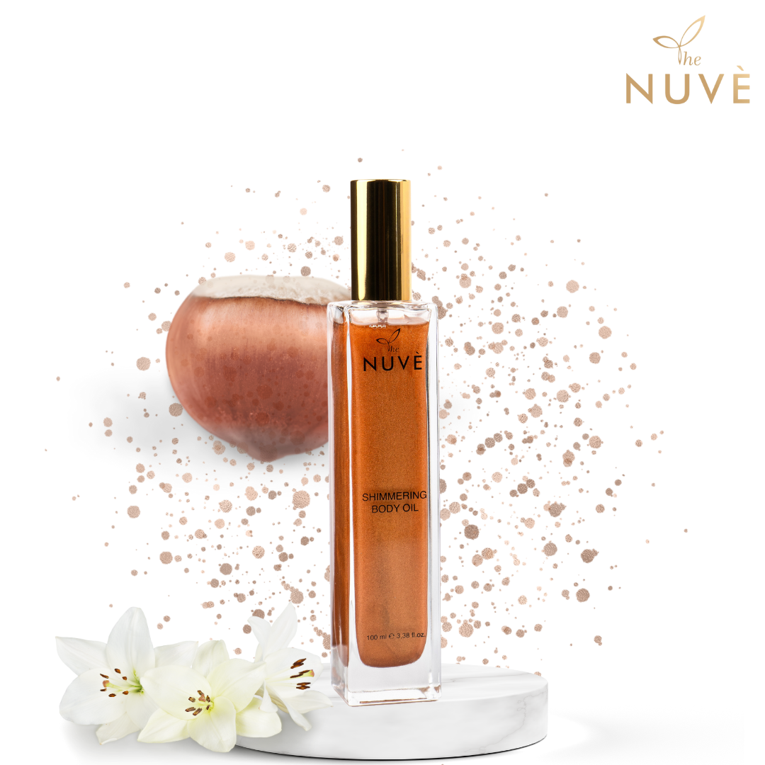 The Nuvè Shimmering Body Oil for Hair & Body - زيت ذا نوفه اللامع للشعر والجسم