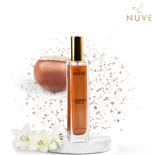 The Nuvè Shimmering Body Oil for Hair & Body - زيت ذا نوفه اللامع للشعر والجسم