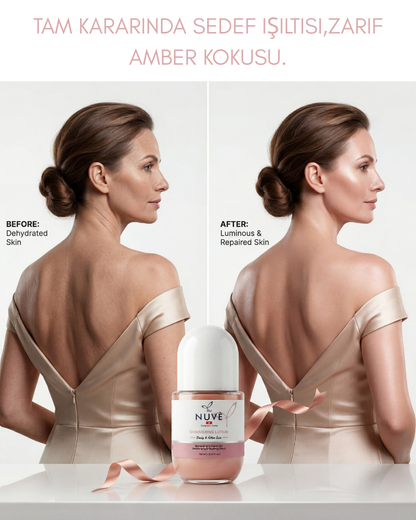 The Nuvè Shimmering Lotion Daily & After Sun - لوشن ذا نوفه اللامع للاستخدام اليومي وبعد الشمس